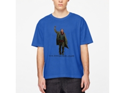 Rockinstone Breakfast Club Movie Fist Pump Cutout Solid Royal Adult T-shirt Size:xxl
