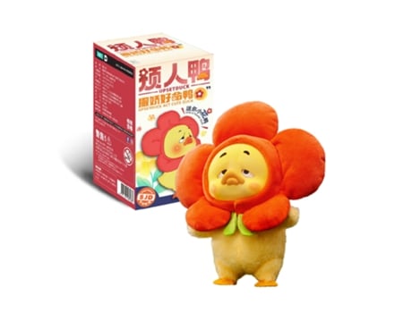 Caixa Surpresa Blindbox Upset Duck Figure Coleção Act Cute Labubu