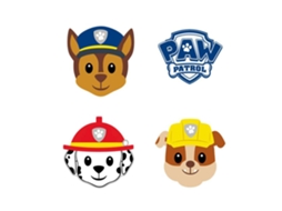 CERDA Forma de Caractere de Borracha Paw Patrol 4 Unidades