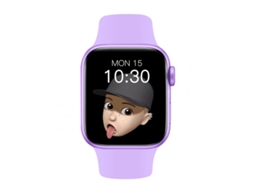 Smartwatch X8 Max Monitor de Pressão Arterial À Prova D'Água Roxo