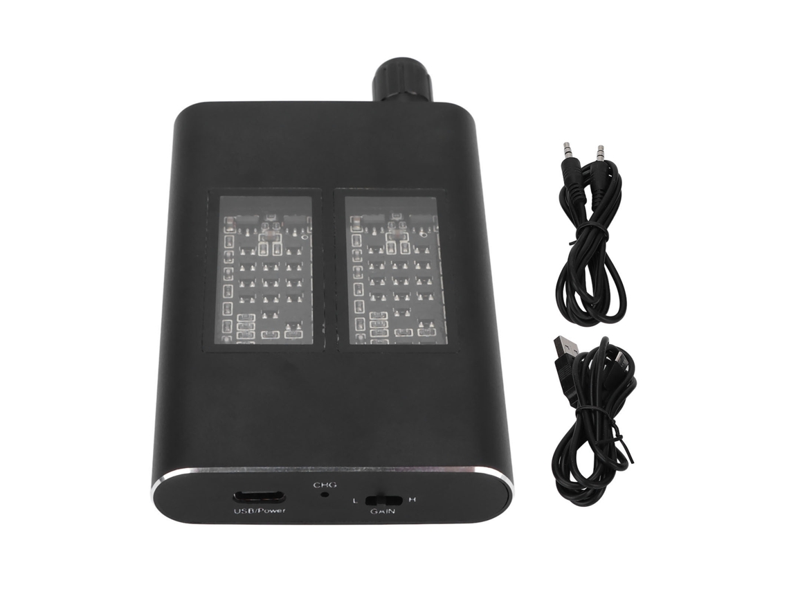 Amplificador de Fones de Ouvido com Subwoofer Classe a e Chave de Ganho, Compatível com 3.5mm e Type C. EOOCOO