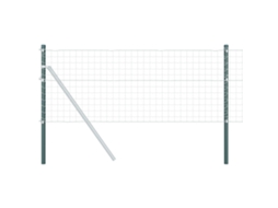 Conjunto 12 Poste De Cerca Vidaxl Verde Aço (120 Cm)