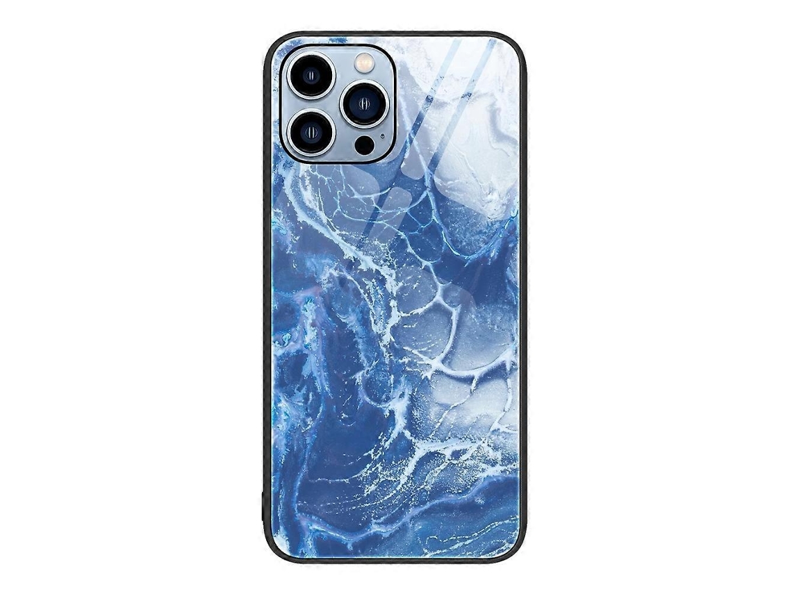 Lurelia Capa Iphone 14 Pro Vidro Padrão Mármore Armor