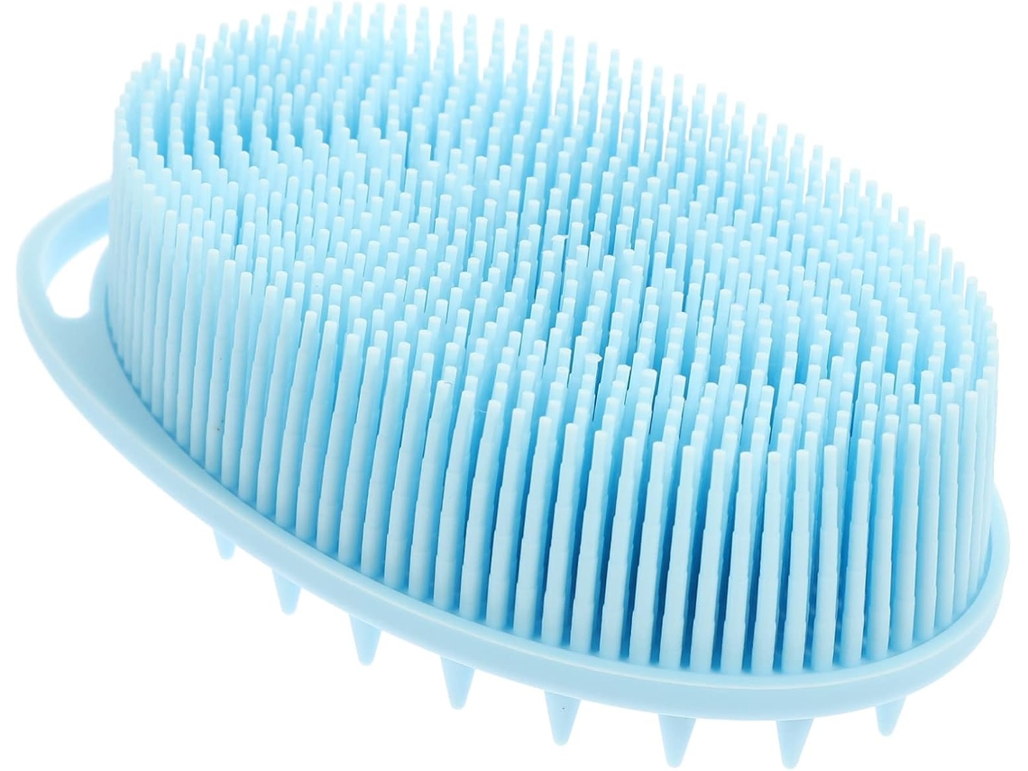 Escova De Banho Sensorial Silicone Dupla Face, Ideal Para Banhos De Bebês E Esfoliação Suave, Ferramenta De Limpeza