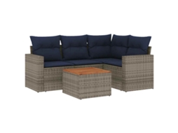 Garden Sofa Set, Garden Sofa Sets Vidaxl Cinzeto Rattan / Vime (n/a)