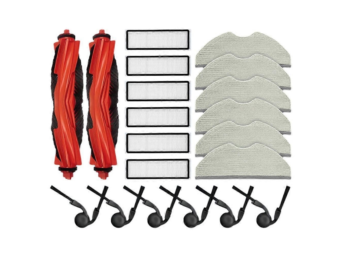 Peças De Reposição E Acessórios Para Aspirador Robô S40 / Ov81: Escova Lateral Principal, Filtro Hepa, Pano De Limpeza._ozo