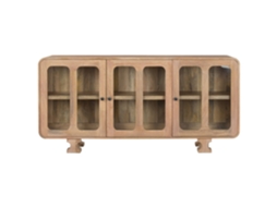 Buffet com Alça de Vidro Natural, 175 X 40 X 85 Cm ALEXANDRA HOUSE LIVING