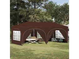 Vidaxl Tenda De Festa Pop-up 575 X 288 X 245 Cm Castanho Tecido Oxford