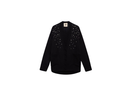 Cardigan De Mulher Aniye By Algodão Preto (xs)