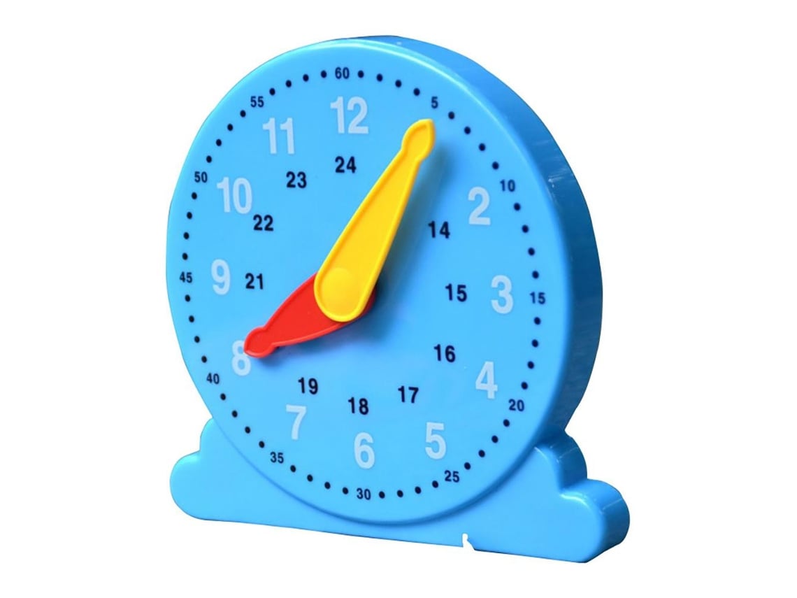 Ats brinquedo Relógio para Crianças Relógio de Aprendizagem Modelo Ajustável para Aprender a Ler a Hora