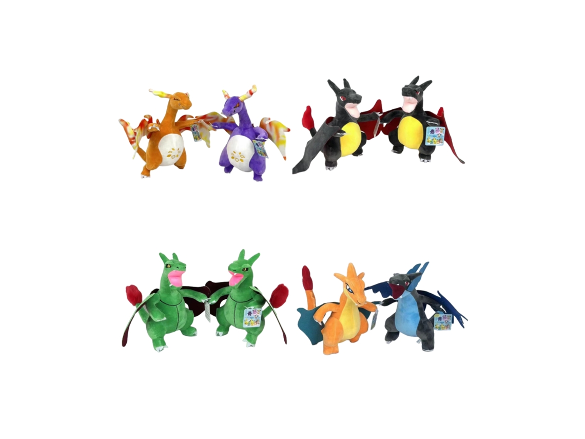 Pelúcia Do Charizard De 20 Cm , De Alta Qualidade, Super Macia E Com Acabamento Perfeito. (8 Polegadas)
