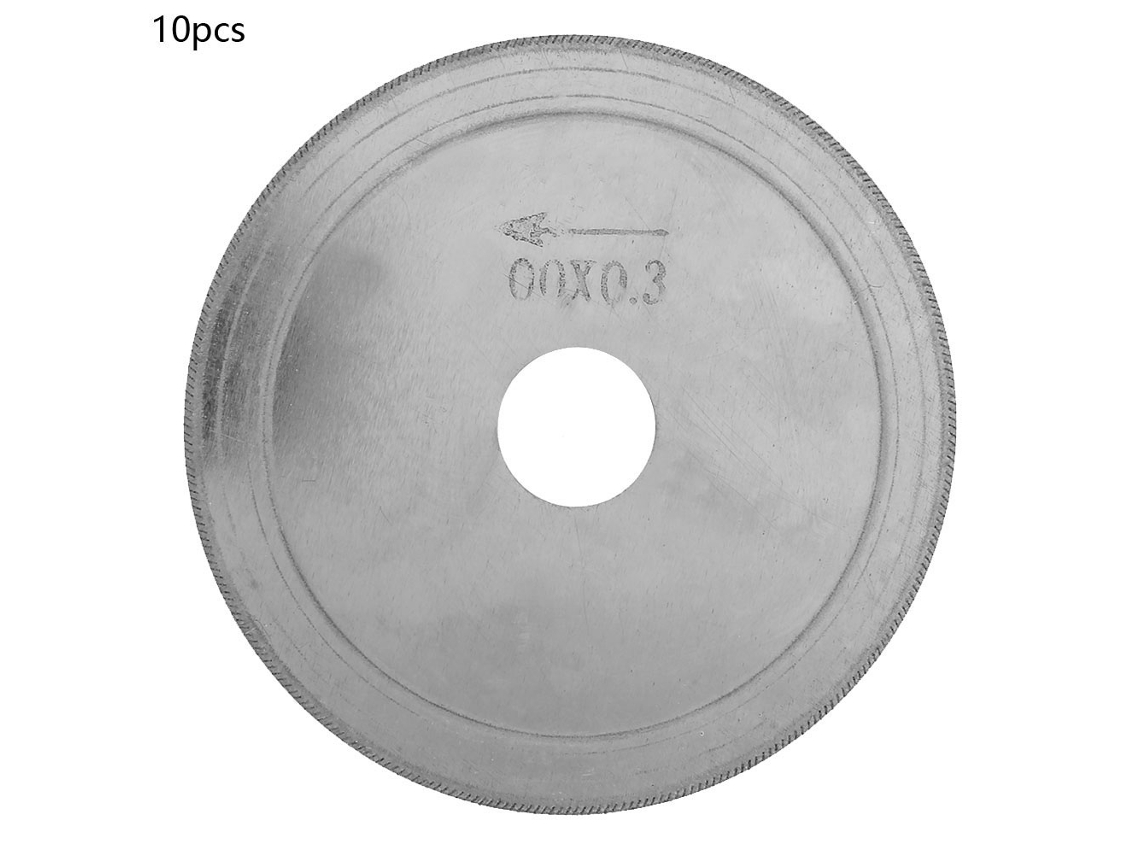10 Peças Disco De Corte Diamante Ultra Fino 100mm Lâmina De Serra Para Jade Vidro (100*20*0.3mm)