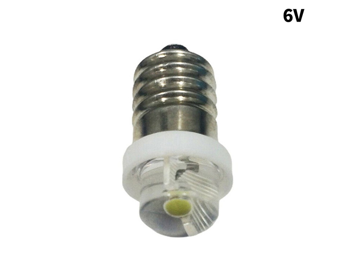 Soquete Para Lâmpada, Base E10, 0,5w, 4,5/6v, 6000k, Acabamento Branco, Para Instalação, Ajuste E Manutenção De Sistemas Elétricos