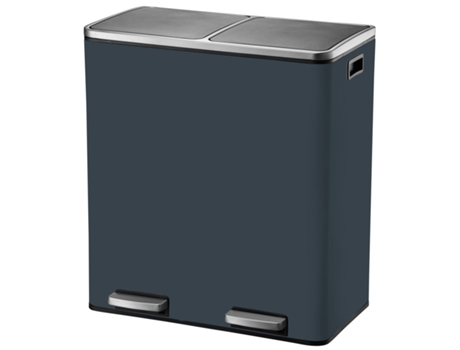 Contentor a Pedal Zoe de Aço Inoxidável 40L 2X20L com Balde KITCHEN MOVE