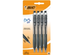 Esferográfica Bu3 Grip De Tinta Preta Bic