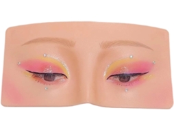 Painel de treinamento para olhos e rosto, acessório reutilizável para modelos.