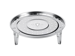 Rack De Vapor 21,5 Cm Aço Inoxidável 304 Com Pernas Removíveis Para Panela De Pressão E Panelas De Vapor