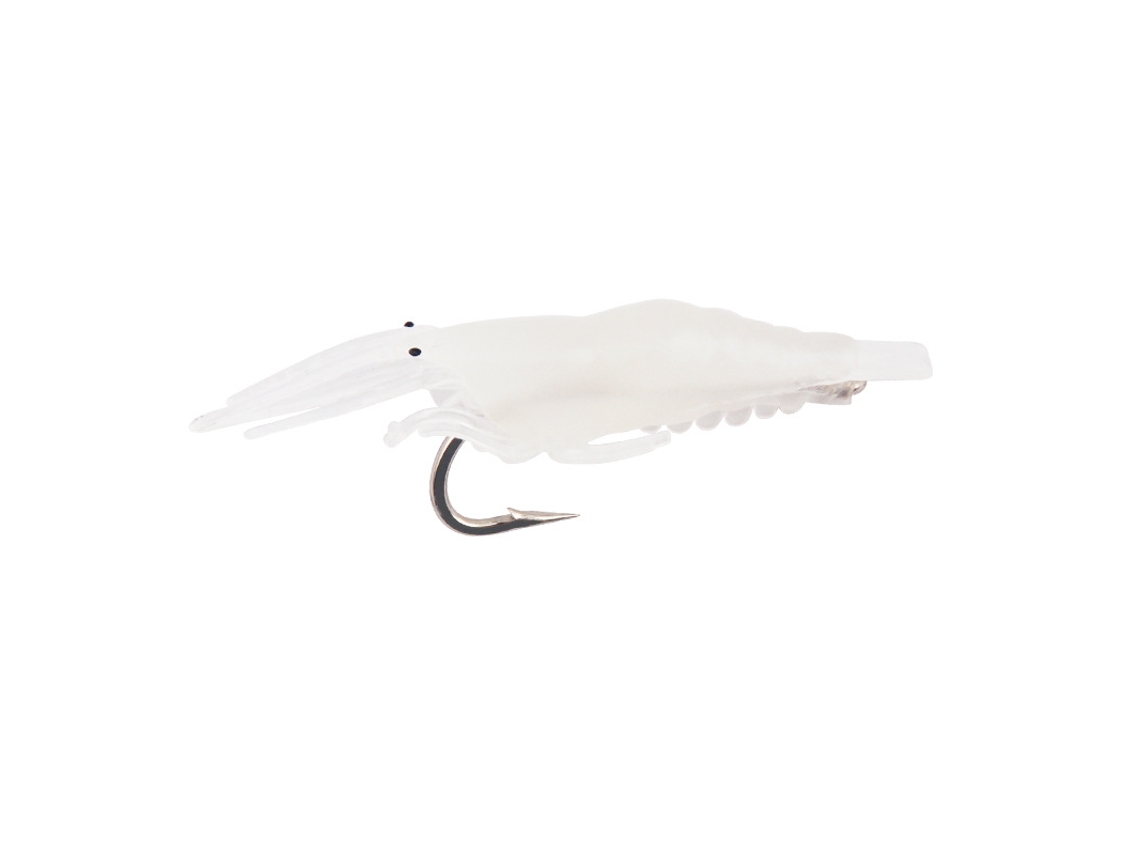 Isca Artificial Camarão Luminosa com Gancho 10pcs