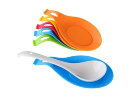 Suporte de Colher Nova Line, Silicone, Resistente ao Calor, 5 Cores