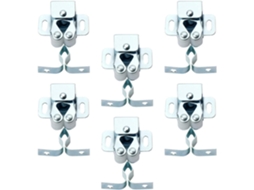Fenical Conjunto De 6-fechos Esfera Metálicos Com Mola Para Portas Armários E Gabinetes, Móveis Zincados
