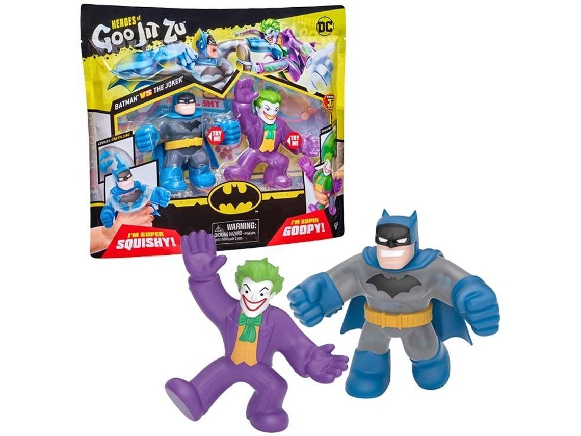 Figura BATMAN Goo Jit Zu Pack De 2 Figura Dc Heroes Batman Vs Joker (Idade Mínima: 4 Anos)