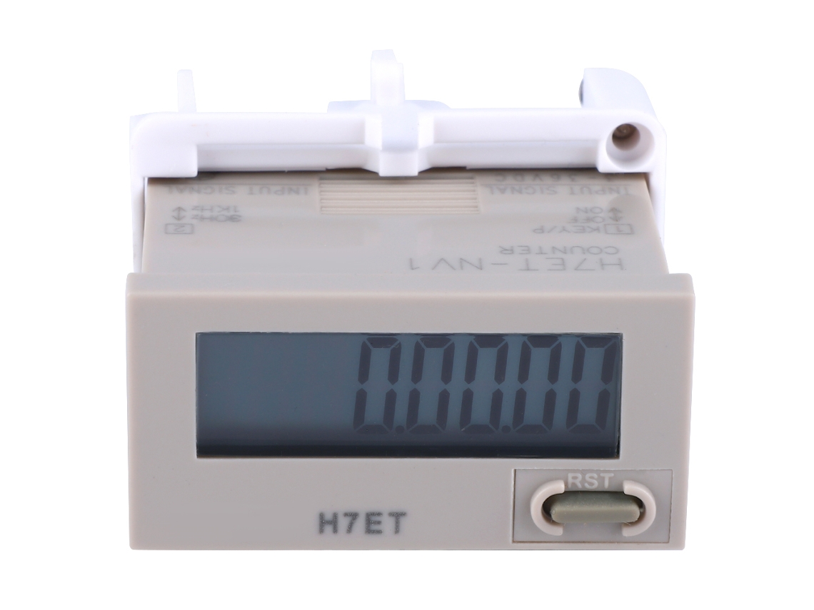 Contador Digital Elétrico H7et-nv1 Totalizador 3-36v Dc Com Display Lcd