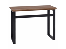 Vidaxl Mesa Natural Madeira De Teca Sólida 100 X 45 X 75cm