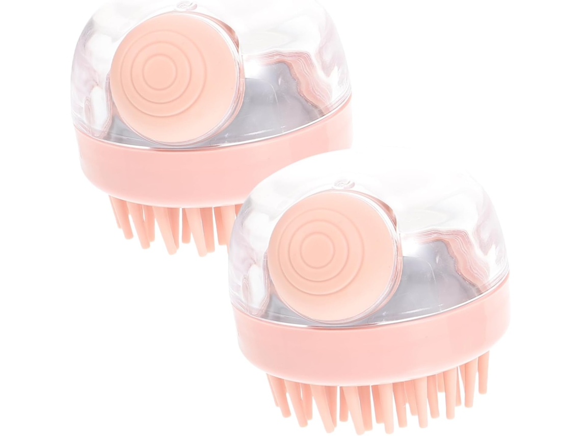 Conjunto Magiclulu Com 2 Escovas De Banho, Ferramenta De Esfoliação Corporal Para Lavar O Cabelo E Corpo