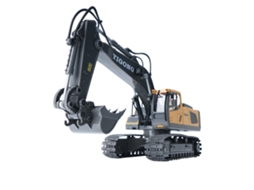 Escavadeira Rc 1044 1/20 2.4ghz 9ch, Caminhão De Construção Rc, 40 Minutos De Tempo De Jogo, Veículos Com Luz E Música, Brinquedo Ideal Para Crianças