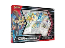 Coleção Pokémon Zacian EX de Paul TCG com 3 cartas holográficas TCGPC10162 Último nível 25