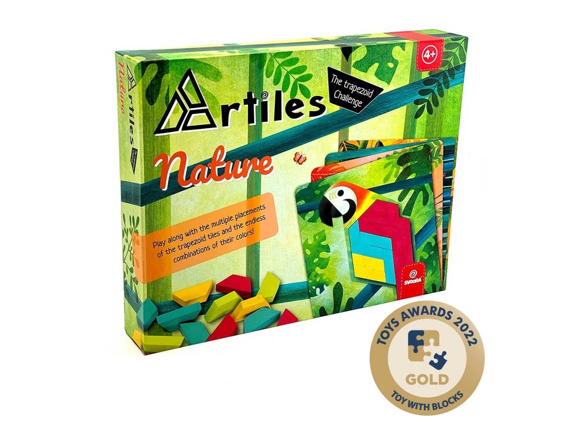 Quebra Cabeça Svoora Natureza 33x28x5,5 Cm Papelão Educativo 4