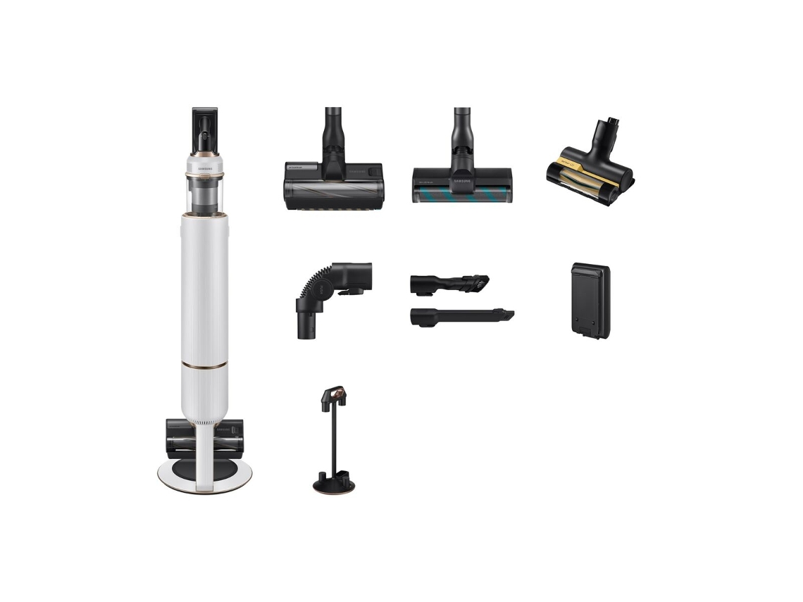 Aspirador sem Cabo SAMSUNG VS20B95843W/GE Branco Preto Cromo 580 W