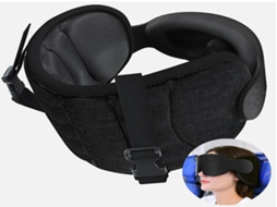 Lurelia Almofada Viagem, Ergonómica, Portátil, 12v Carro, Máscara Olhos, Avião