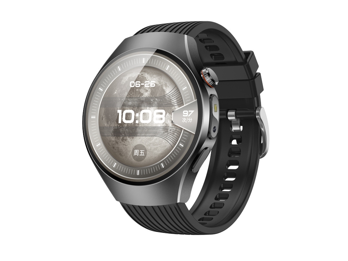 Smartwatch MDUG com ECG, glicemia, chamadas Bluetooth, pagamentos offline e lanterna (preto)