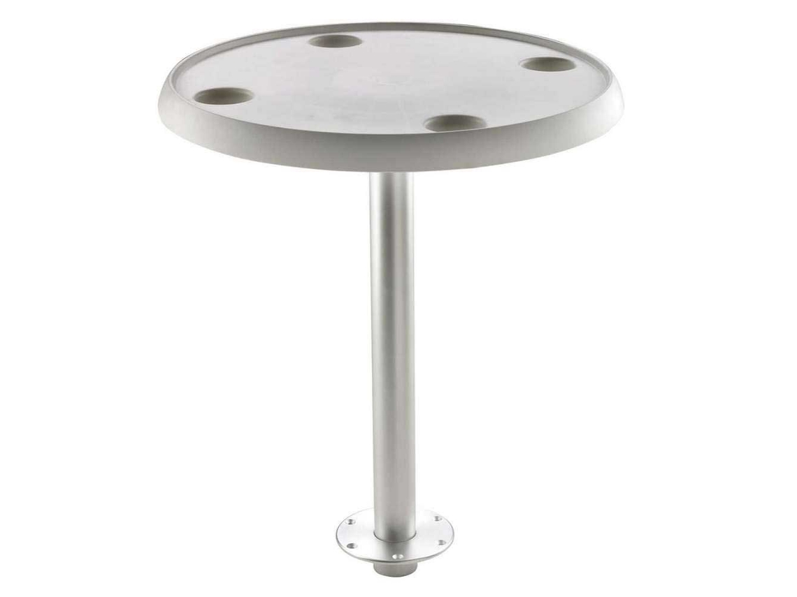 Mesa Redonda 68 Cm Prateado 60 Cmvetus