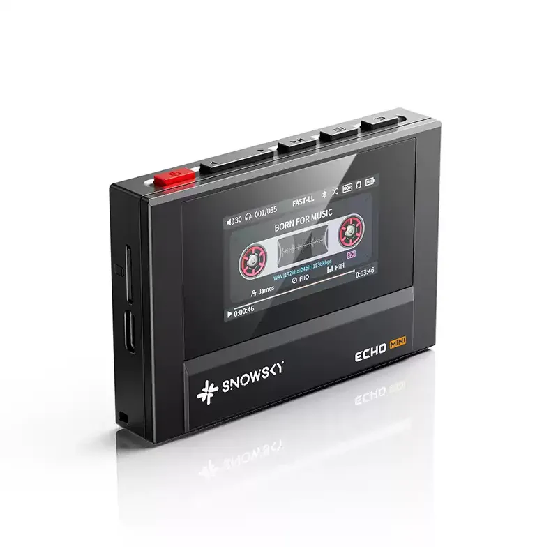 Fiio Snowsky Echo Mini Leitor De Música Perdas Mp3 Portátil Bluetooth Sistema De Saída Dupla Personalizado E Suporte Cs43131 Dsd Wav Vayotoy