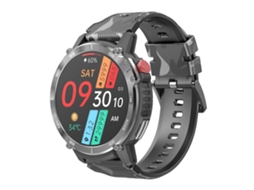 Relógio inteligente Bluetooth C22 com tela redonda de 1,6 polegadas Ly Ebike
