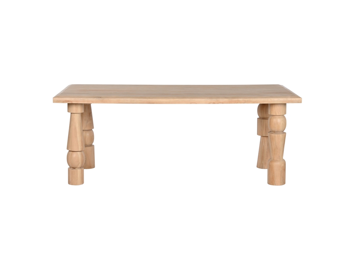 Mesa de Jantar em Madeira de Mangueira Natural ALEXANDRA HOUSE LIVING (200x90x76cm)
