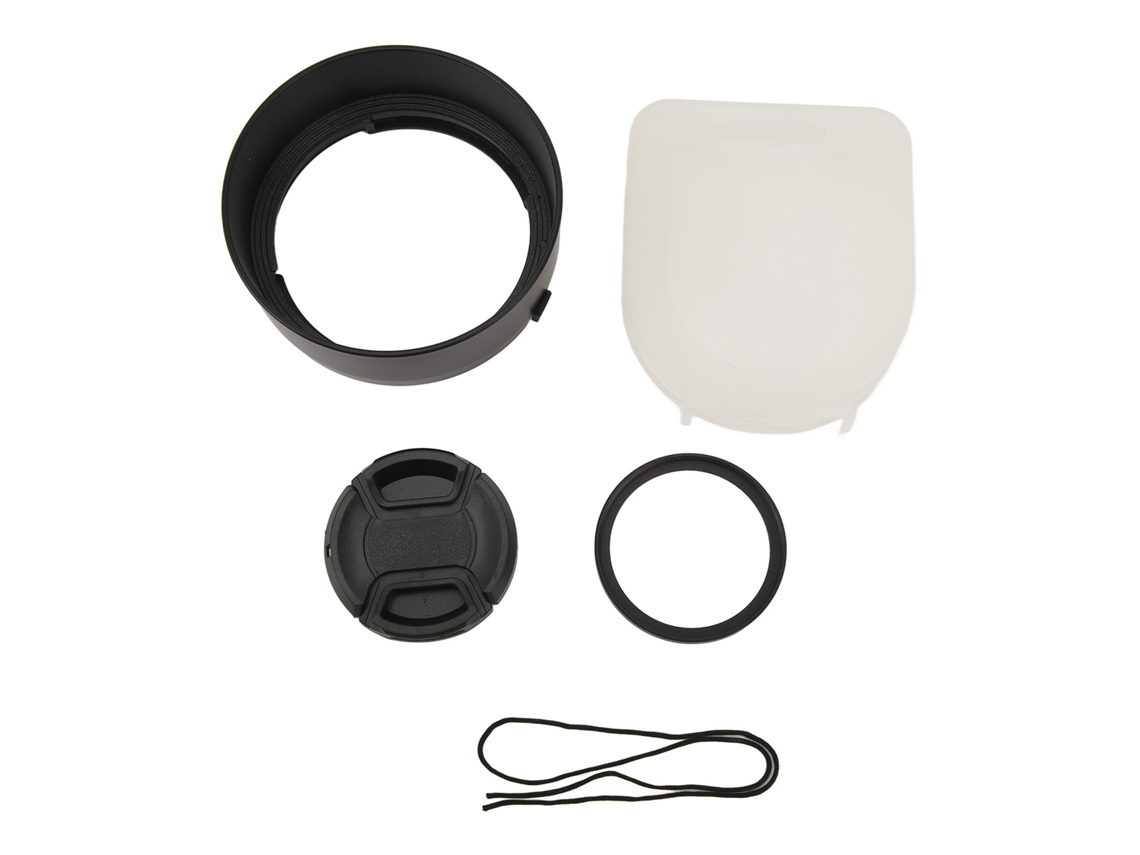 2026 guarda lentes de 43mm com Capa, Chapéu para Lente Rf50mm, Acessório de Câmera