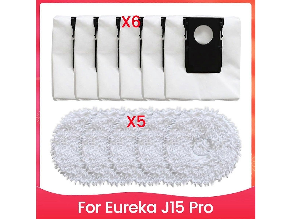 Conjunto De 11 Panos De Limpeza E Sacos Para Aspirador De Pó J15 Pro