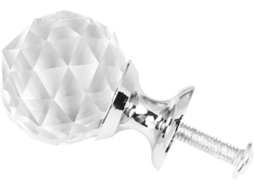 Puxador Em Formato De Bola Cristal, Pacote Com 10 Peças Para Armário