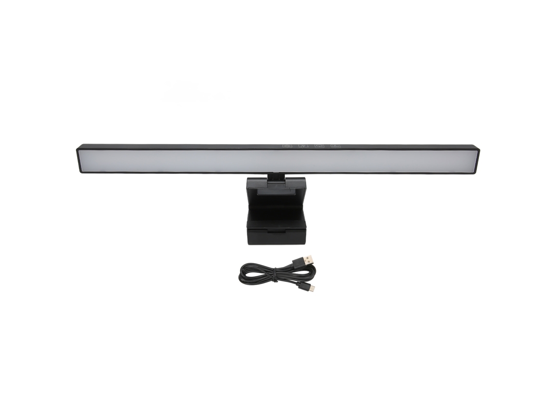 Luz De Led Para Monitor De Computador Com Controle Táctil, Ajuste De Cor E Proteção Ocular Para Escritório E Casa