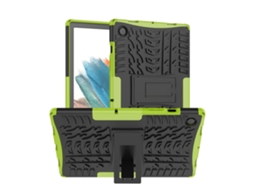 Capa Resistente Com Suporte Integrado Para Samsung Galaxy Tab A8 10.5 2021 Na Cor Verde-oliva