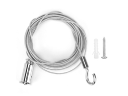2026 aro de Acero Cable Techo Fixture Lámpara Colgante Accesorios de Iluminación