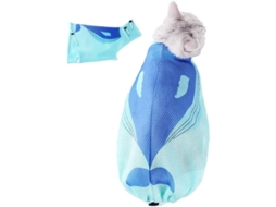 Bolsa para Banho e Cuidados de Gatos, com Estante para Cortar Unhas, Ajustável, Resistente a Arranhões