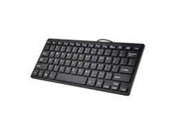 Teclado Usb Compacto Com Fio Teclado Preto Ultrafino Ly Ebike