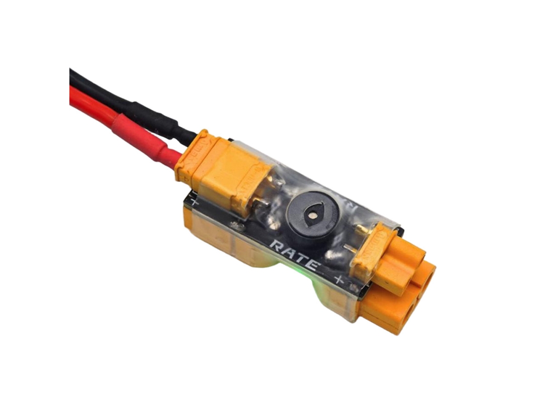 1 Unidade de Fusível Rate com Proteção Contra Curto circuito para Conectores Xt30 e Xt60 para Drones Fpv Rc MDUG