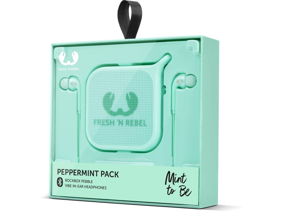 Coluna FRESHNREBE Gift Pack - Pebble + Vibe Peppermint