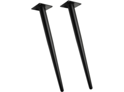 Conjunto De 2 Pés Metal Para Móveis, Incluindo Pés De Mesa, Armário, Cadeira E Cama