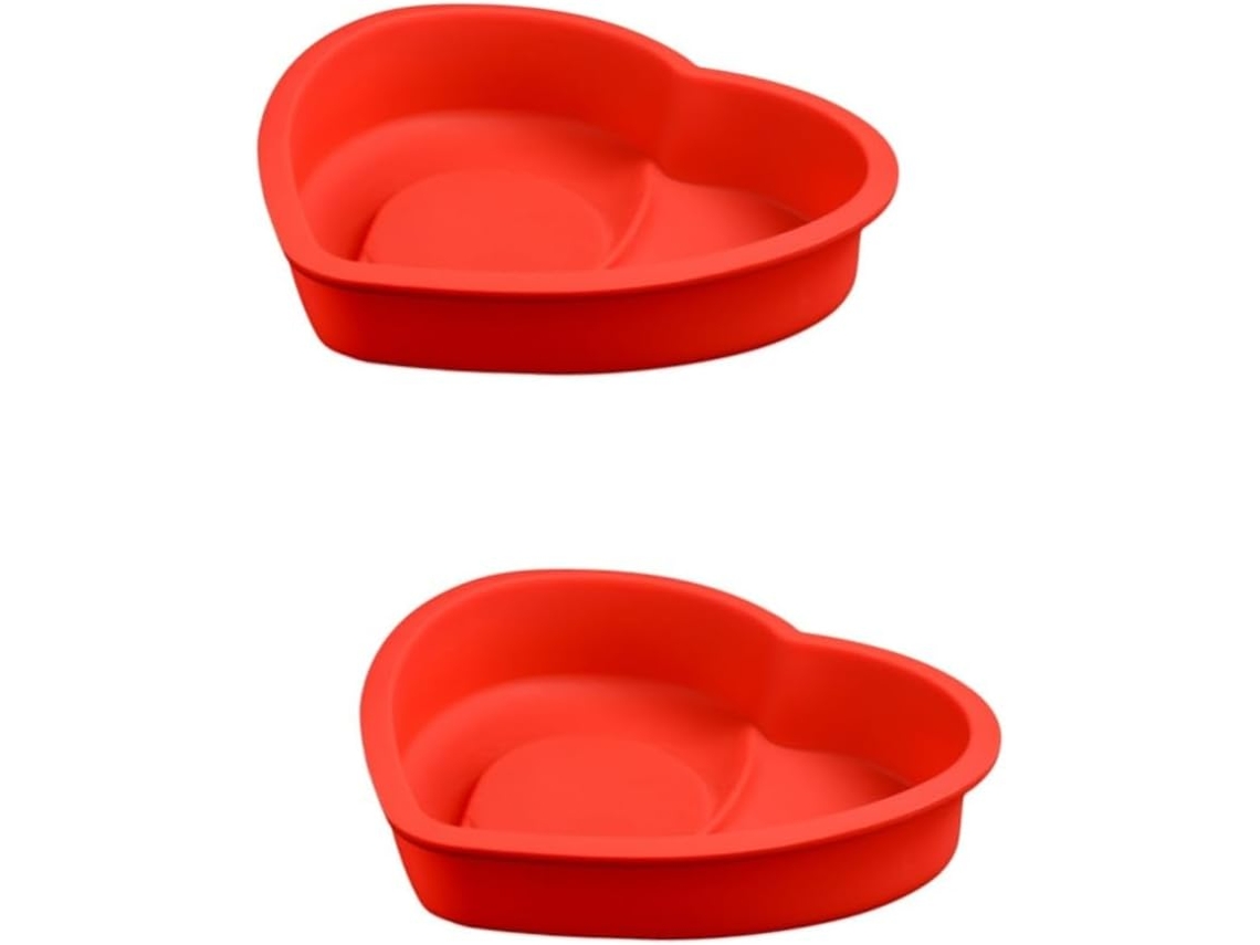 Redonda Antiaderente De 2 Peças Para Bolos, Mousses E Pães, Própria Para Lava Louças, Cor Aleatória. Gokoco